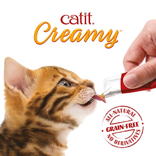 Thumbnail 3 de Catit Creamy Snack líquido para gatos – Bote surtido 80 x 10 g