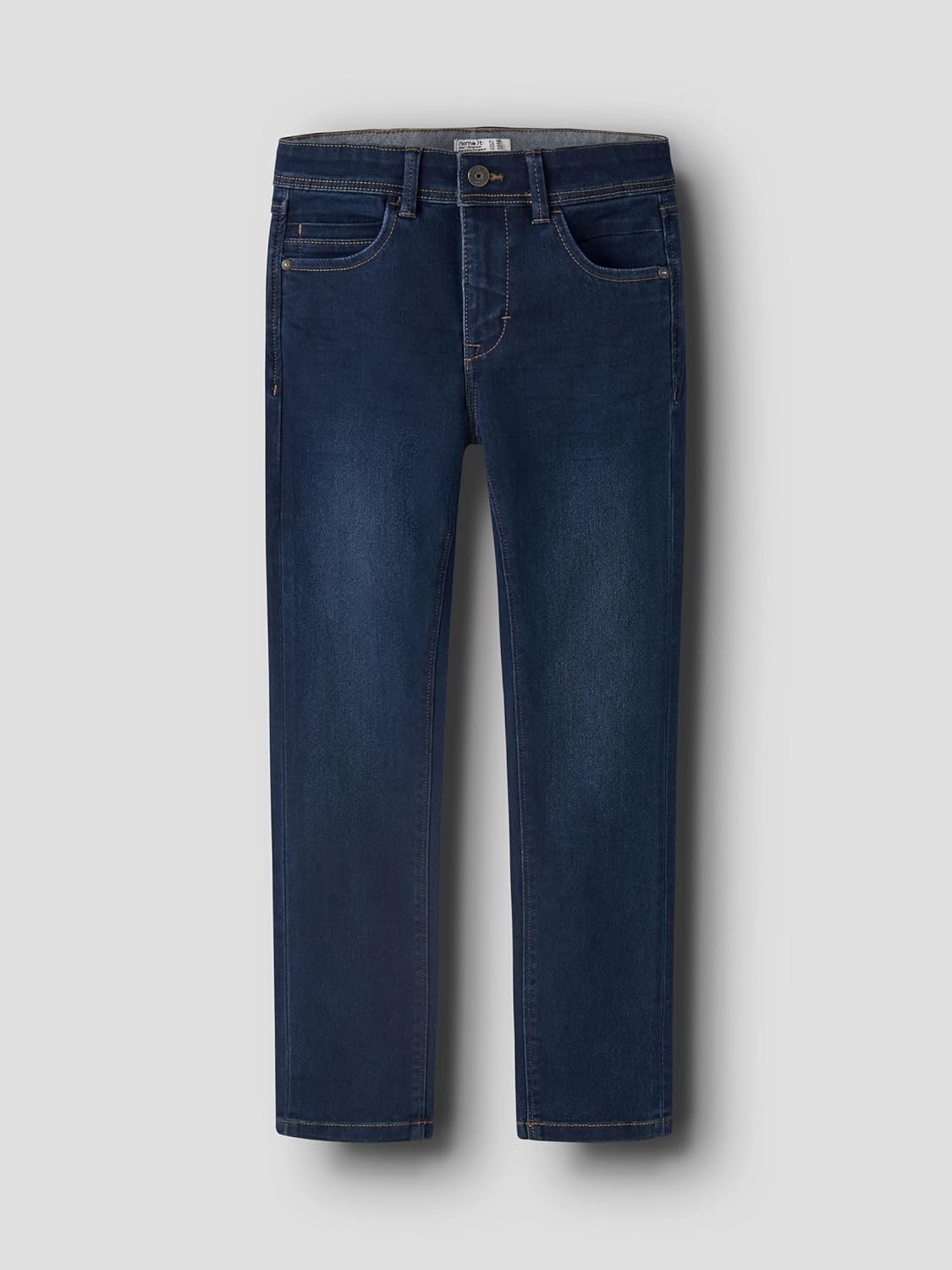 Detalle de NAME IT Boy Jeans Slim Fit Sweat – Slim Fit Jeans mit normalem Bund für Jungen