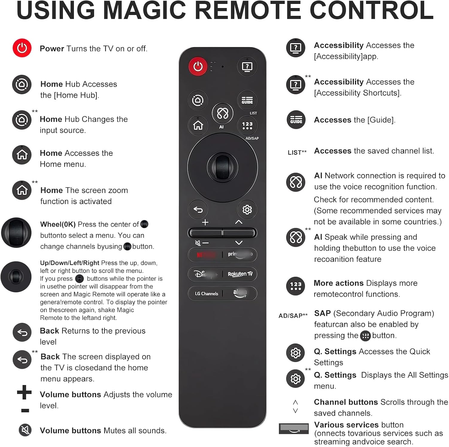 Detalle 2 de LG MR25GA Magic Remote