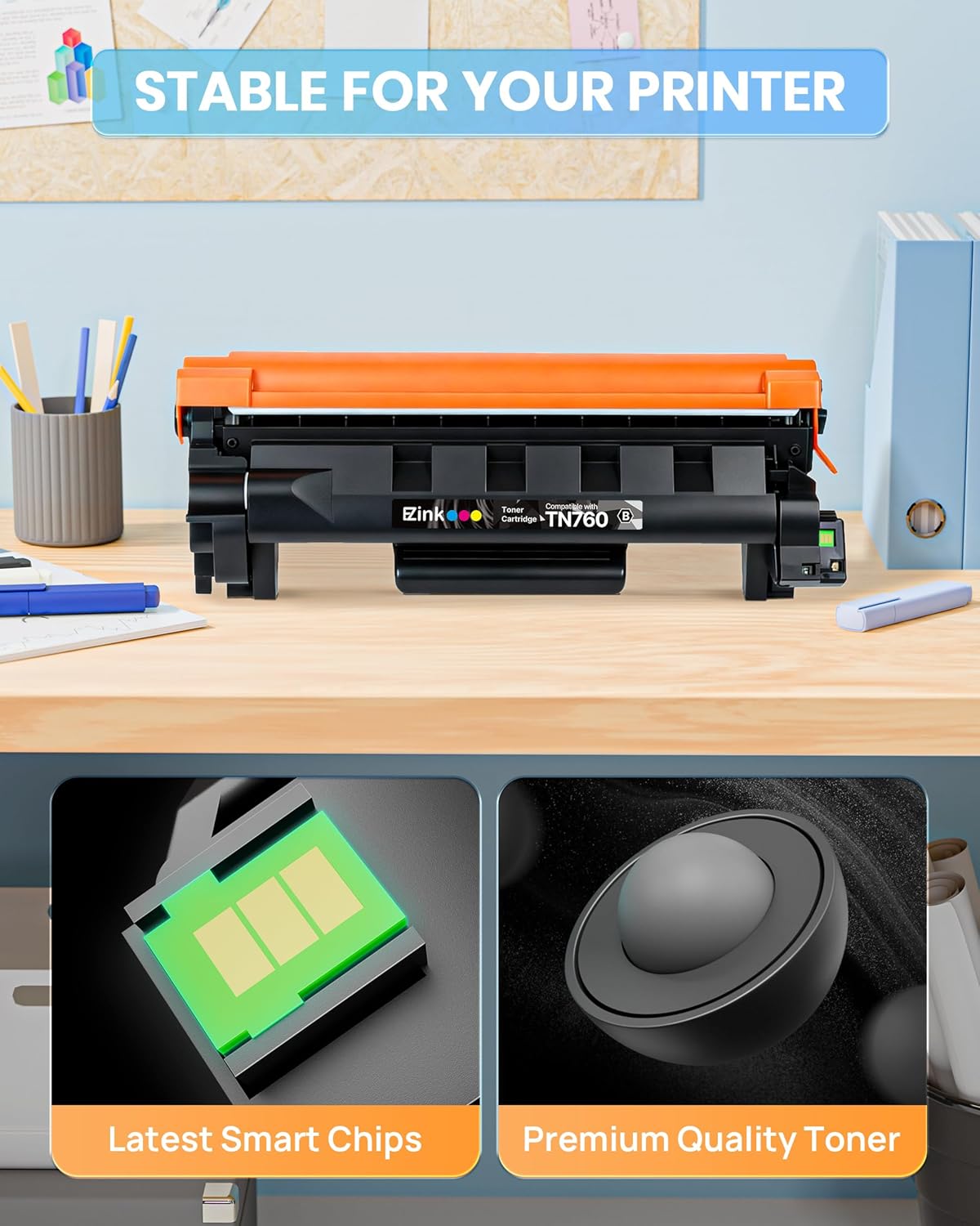 Thumbnail 5 de E-Z Ink TN760 High Yield Toner 3000 pages 🖨️