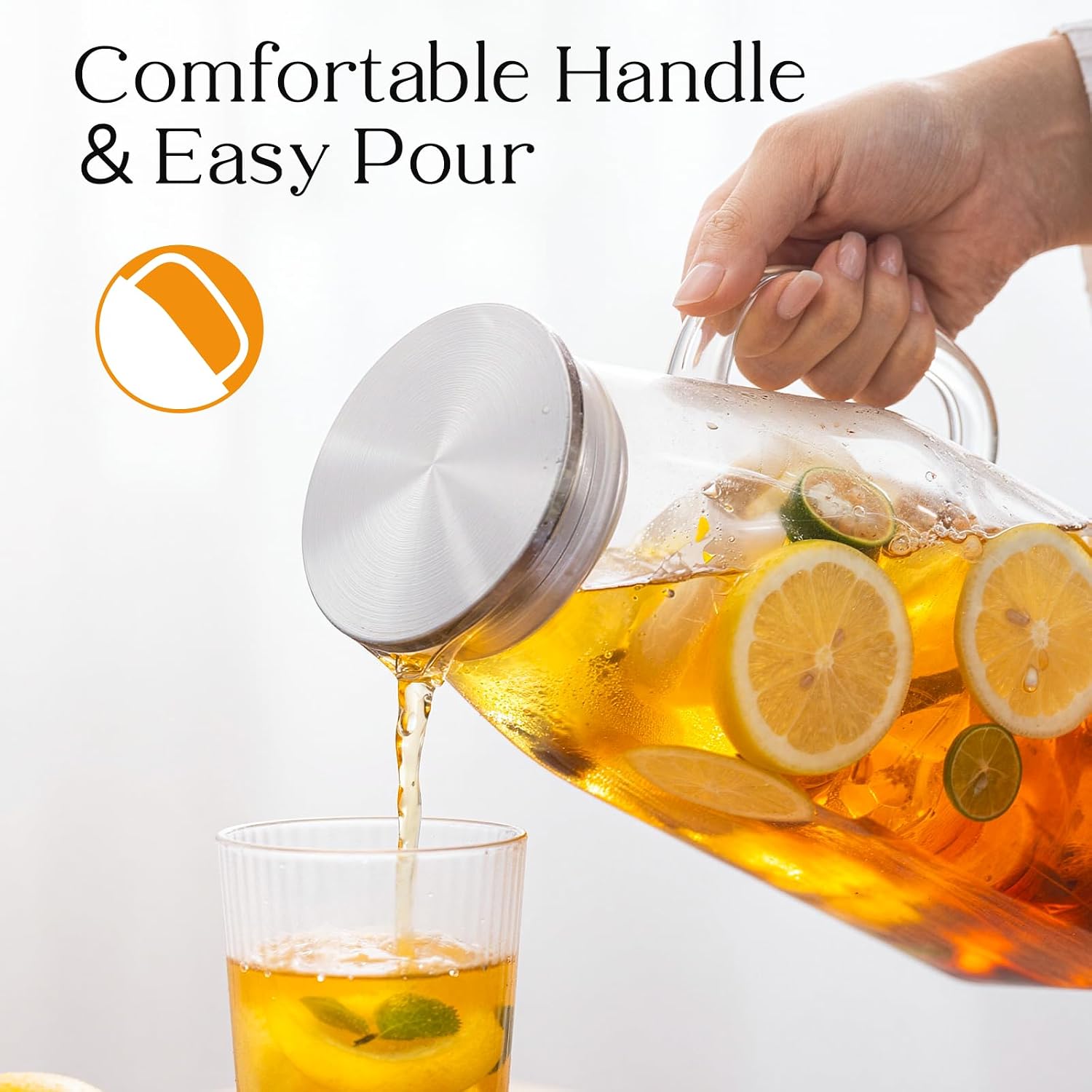 Thumbnail 6 de Glass Pitcher 68 oz
