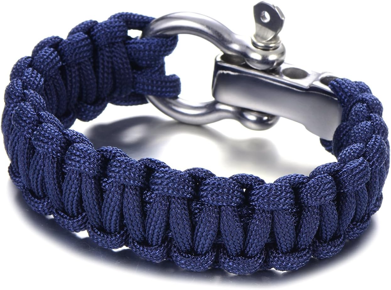 Detalle de DonDon Paracord Pulsera supervivencia 2,5 m