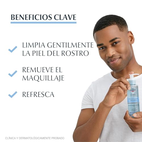 Detalle de Eucerin DermatoCLEAN Hyaluron Gel limpiador facial 200 ml