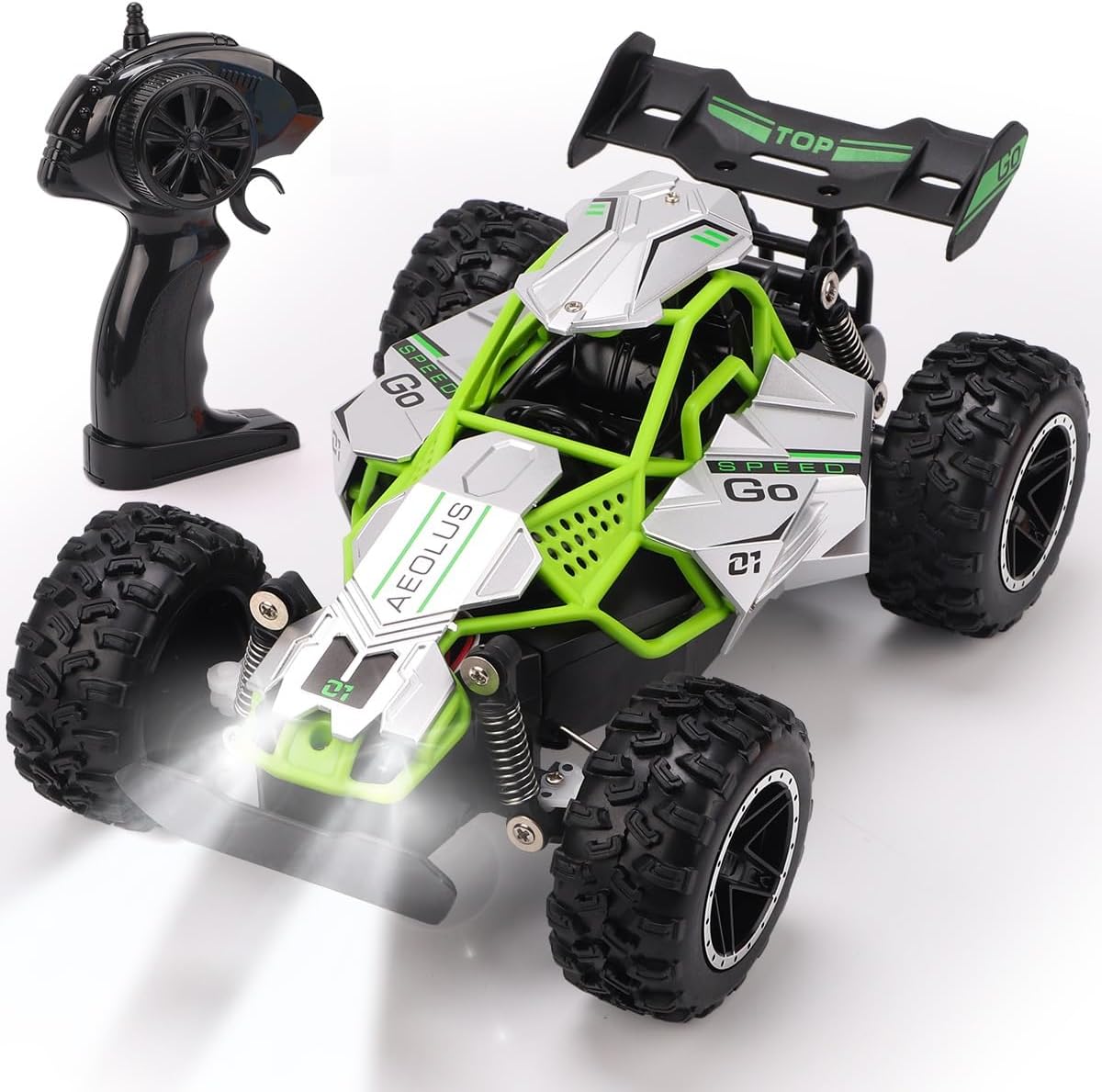 Detalle de RUIDYA 1:18 off‑road RC race car for kids