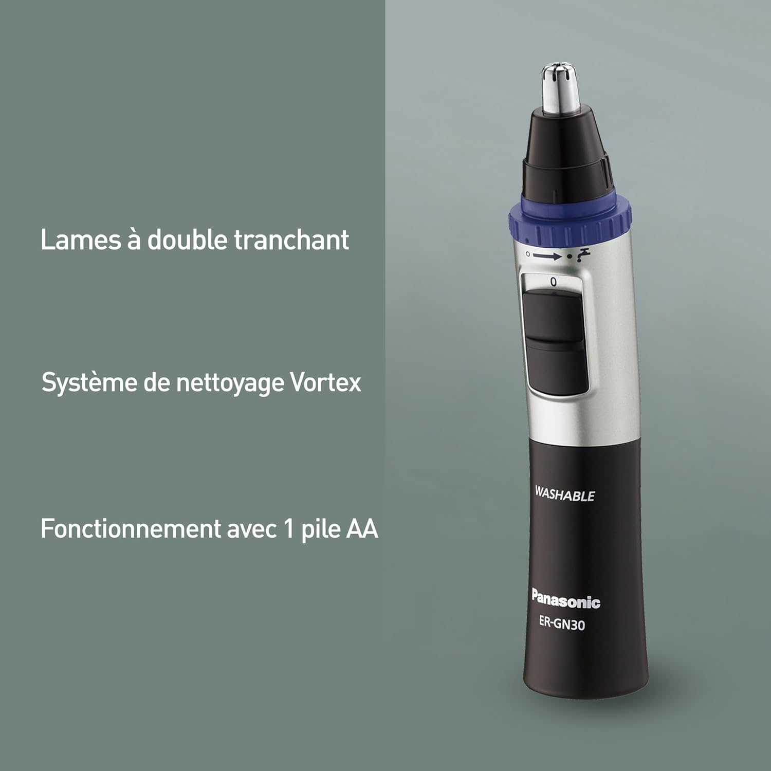 Detalle 2 de Panasonic ER-GN30-K503 tondeuse nez 10000 ✂