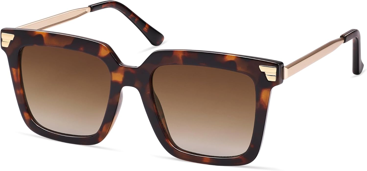Detalle de SOJOS Oversized Square Sunglasses SJ2216A