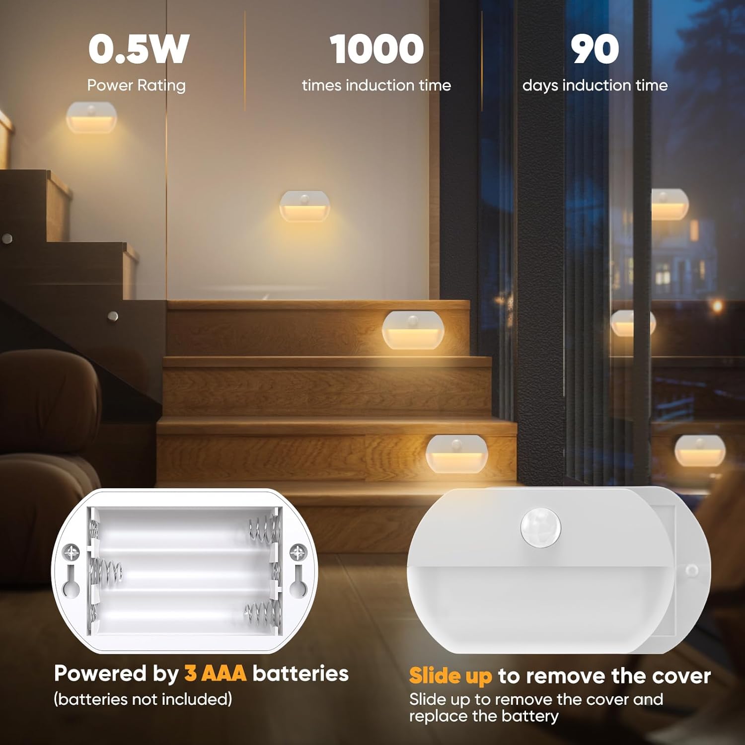 Thumbnail 5 de Sununiny LED Nachtlicht mit 3 m Sensor