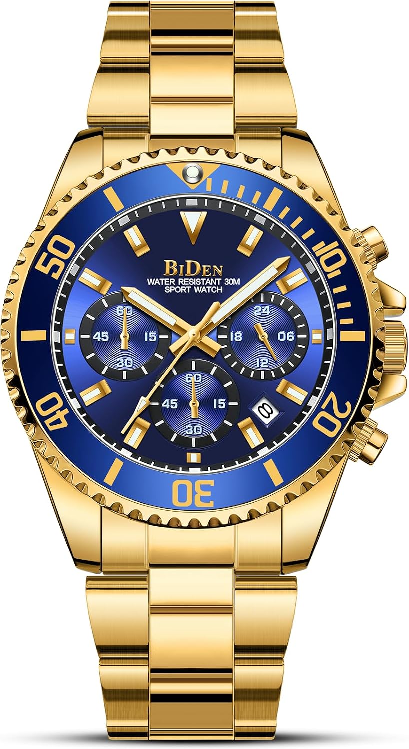 Detalle de HANPOSH Reloj Hombre Cronógrafo 30ATM