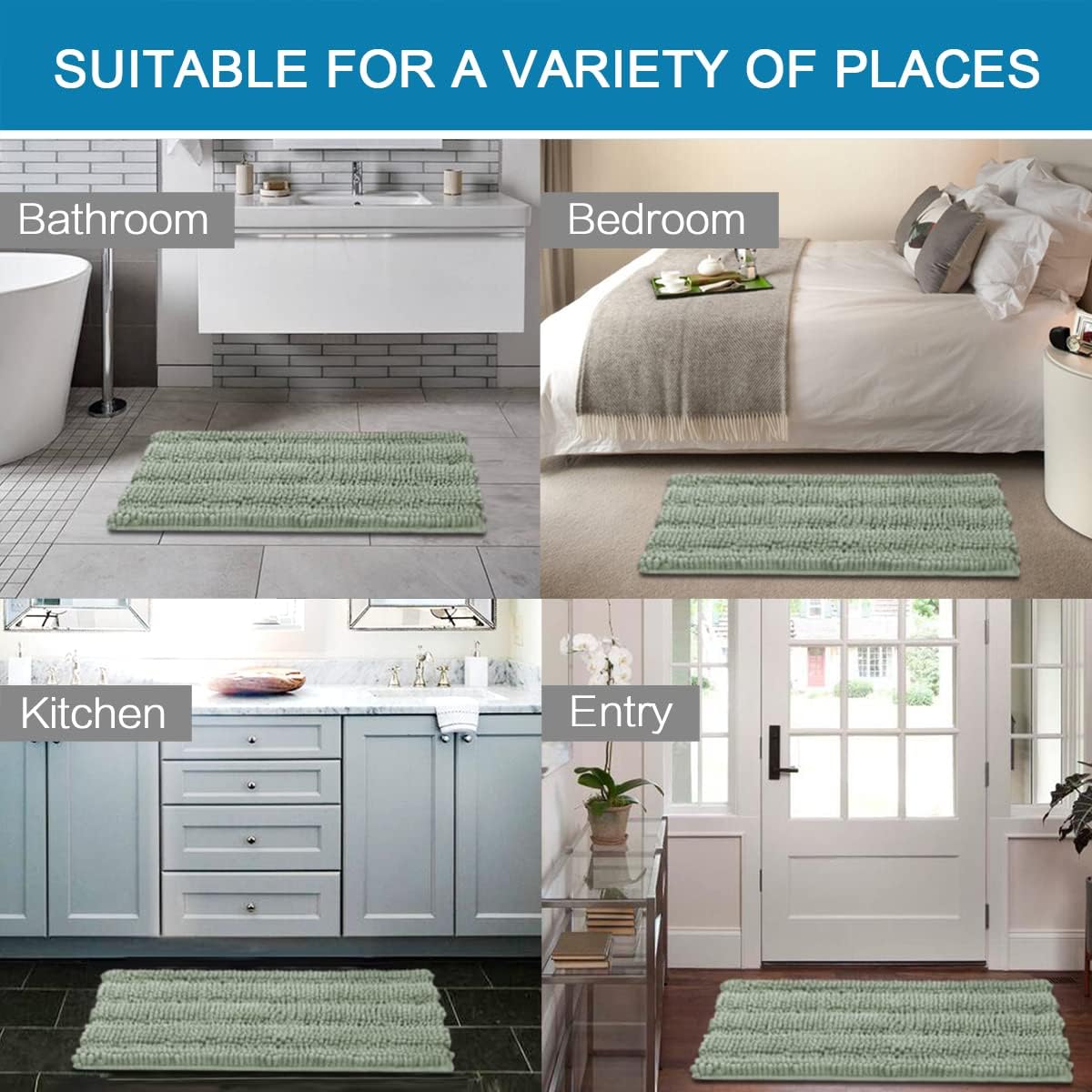 Thumbnail 5 de H.VERSAILTEX Bath Rug 20 x 32 in