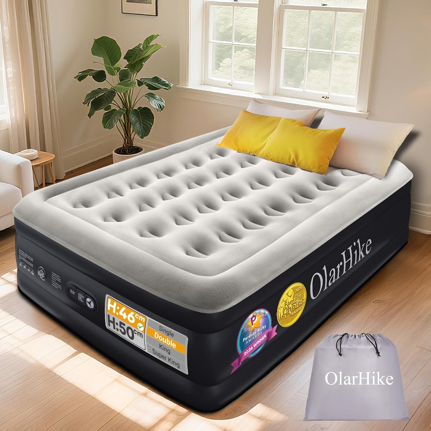 Detalle de OlarHike Inflatable Mattress 190x140cm