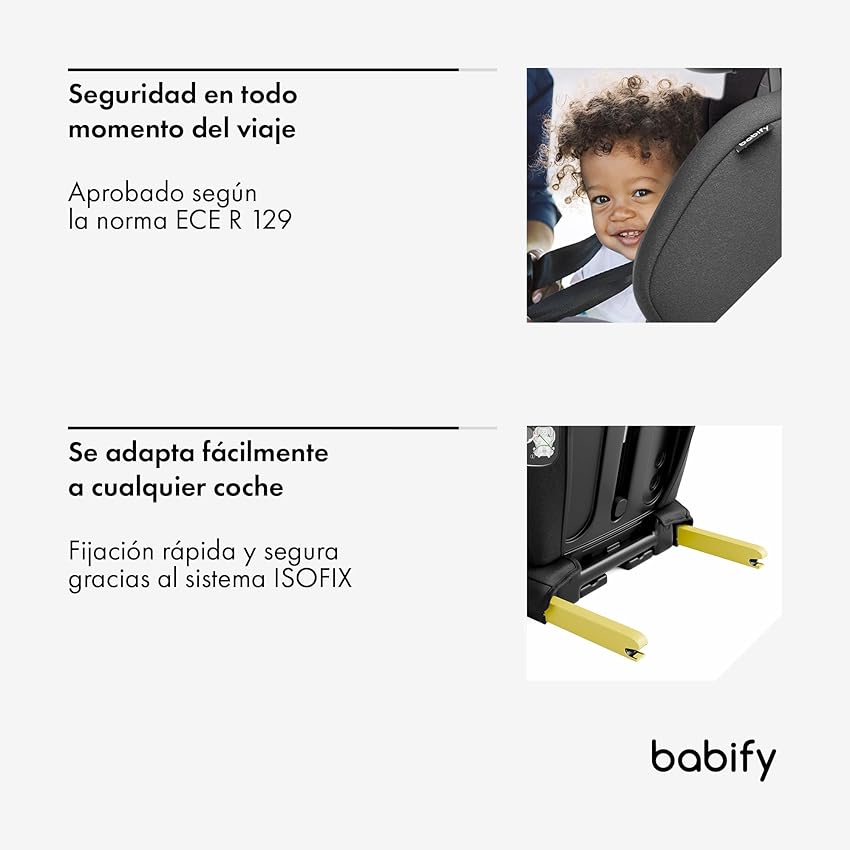 Thumbnail 4 de Babify Silla Coche Isofix 15–36 kg, reposacabezas 12 pos.