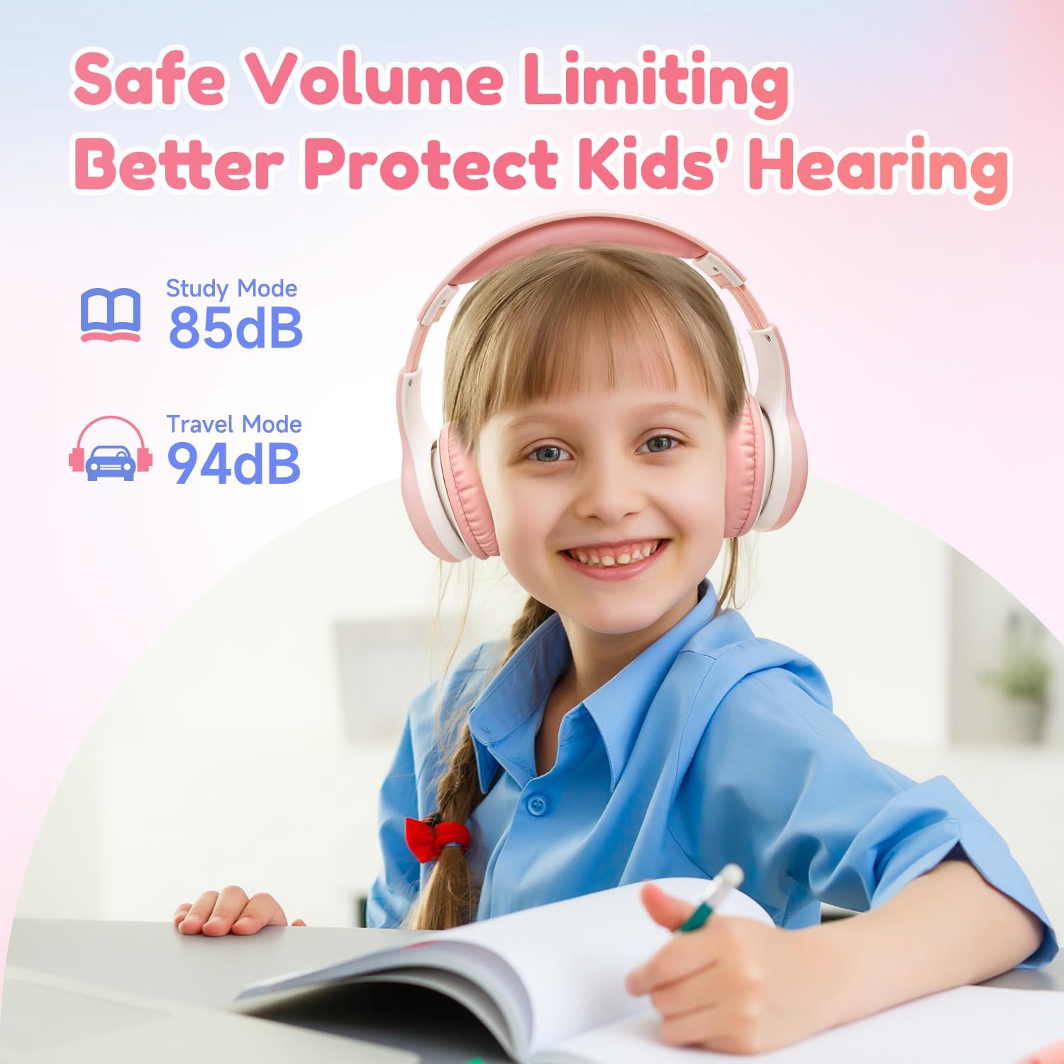 Thumbnail 2 de EarFun Bluetooth Kopfhörer Kinder 40 Std Akku
