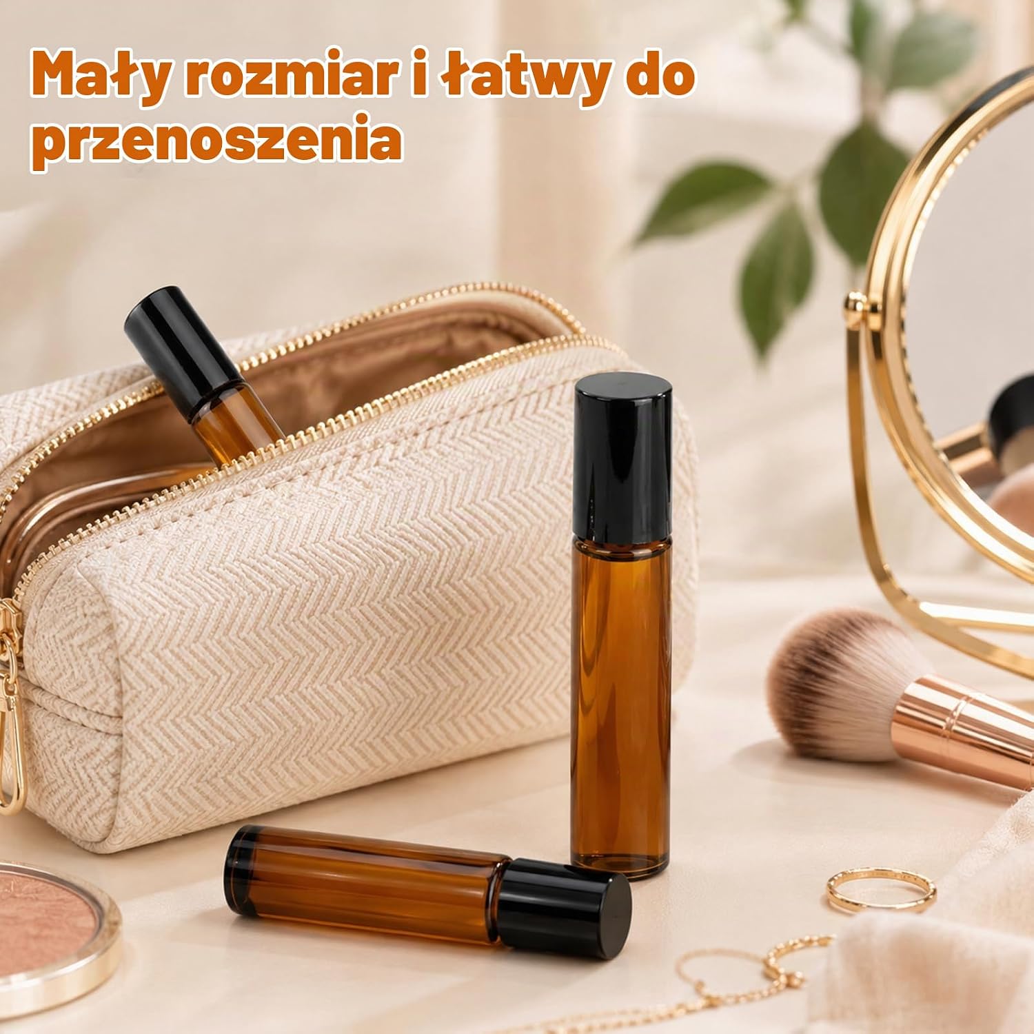 Thumbnail 3 de lulir 011569 – brązowe szklane butelki roll-on 10 ml, zestaw 16 sztuk