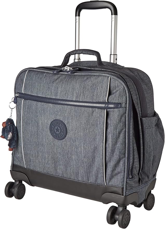 Detalle de Kipling New Storia Bolsa con Ruedas Carry On Azul 🚀