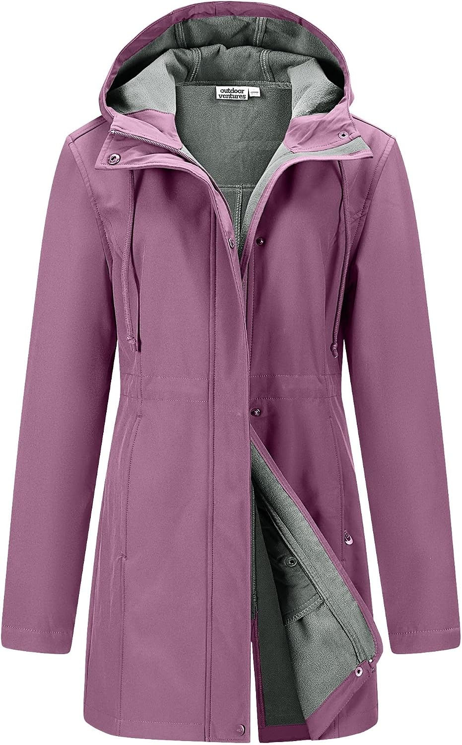Detalle de Outdoor Ventures Women's Softshell Rain Jacket
