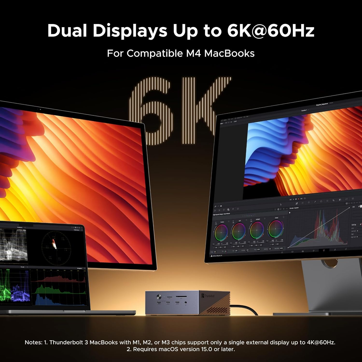 Thumbnail 4 de UGREEN Maxidok Thunderbolt 5 Docking Station (Revodok 17-in-1 TB5 Dock) – 120Gbps, 8TB NVMe slot, 2.5GbE