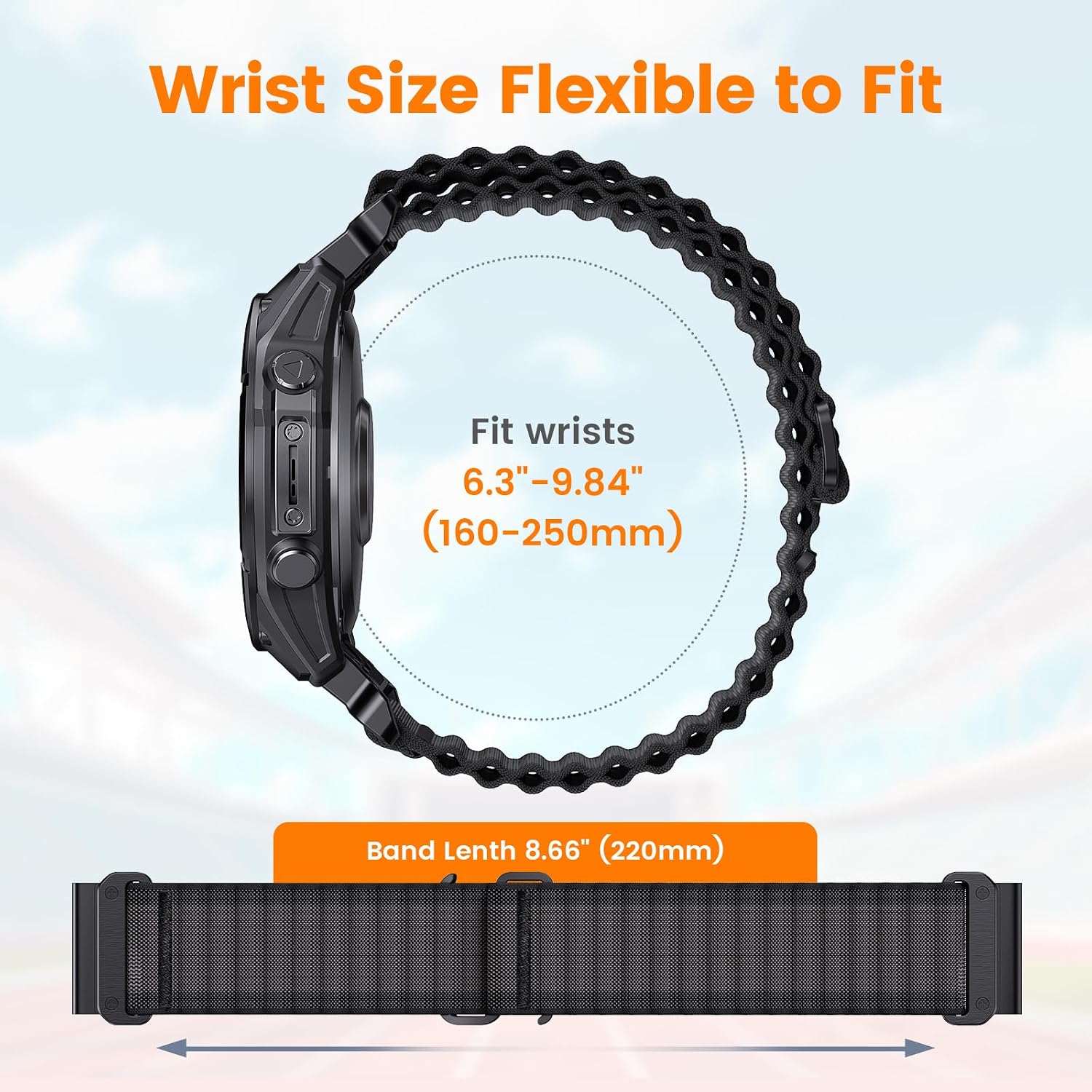 Thumbnail 4 de Garmin Fenix 7 22mm QuickFit replacement strap