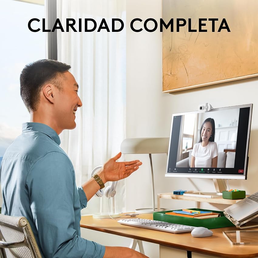 Detalle 2 de Logitech Brio 100 Webcam Full HD 1080p, 34%