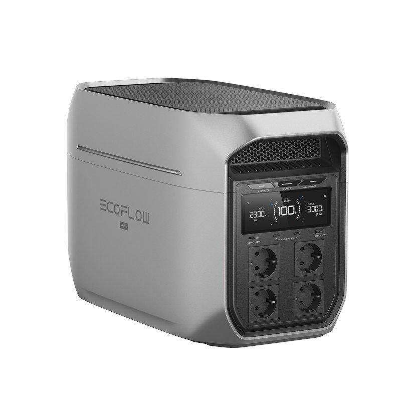 Detalle 2 de EcoFlow DELTA 3 Max Plus 2048Wh: estación de energía portátil con 4 salidas AC y 4 USB para emergencias y outdoor