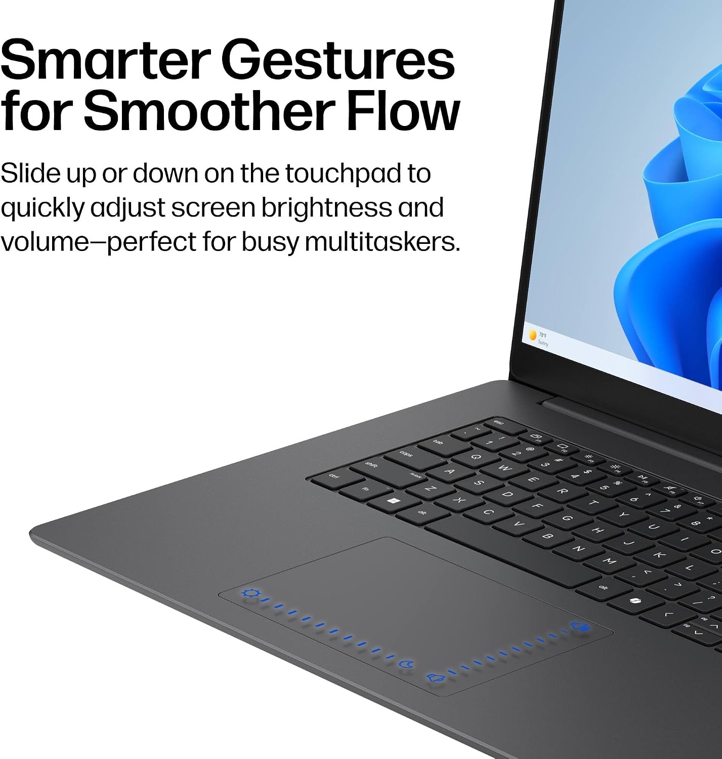 Detalle de HP OmniBook 17.3-inch laptop