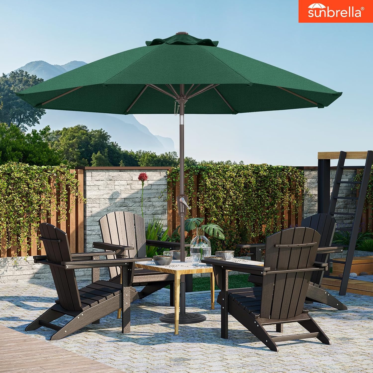 Detalle de ABCCANOPY Patio Umbrella, 9-Foot