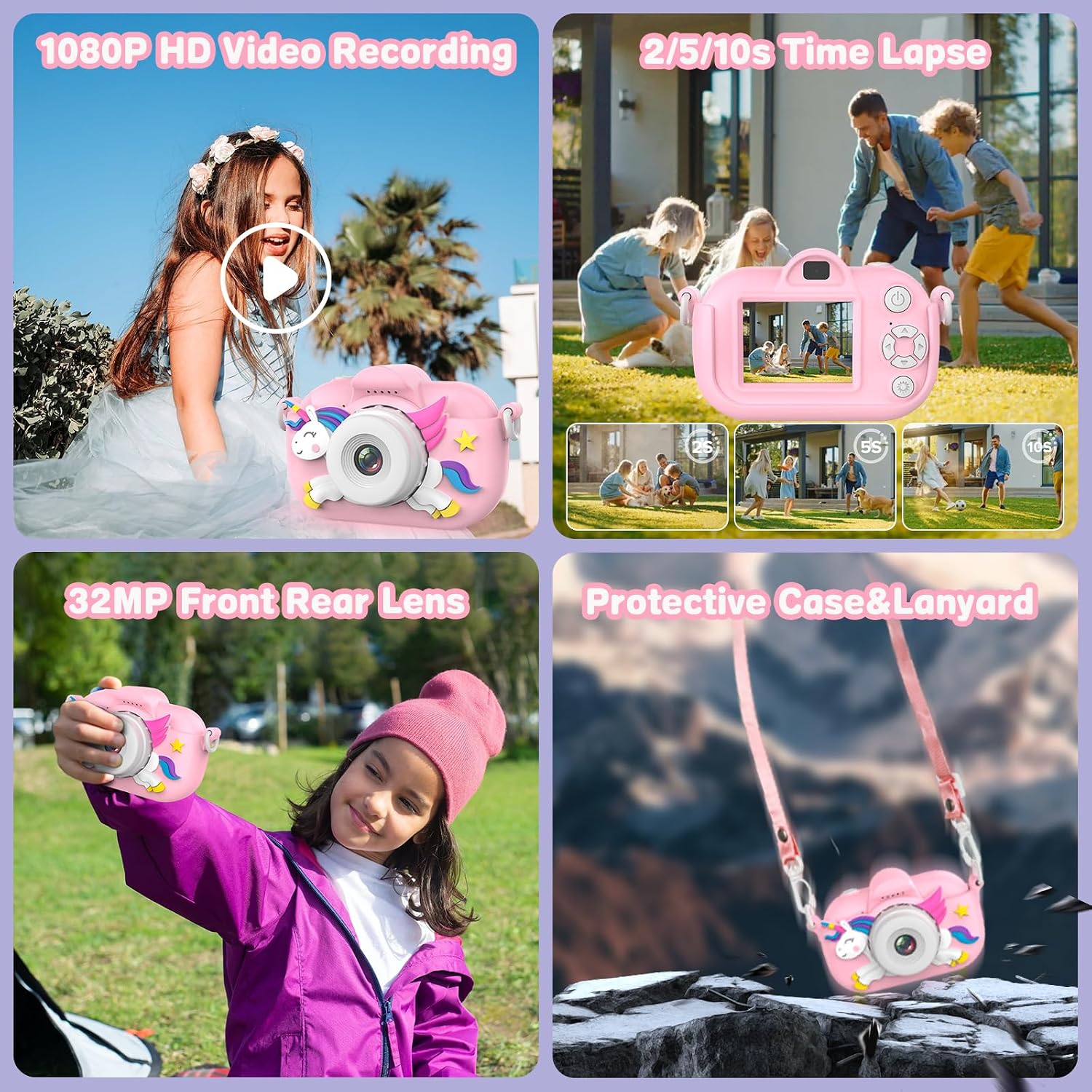 Thumbnail 2 de Kids Digital Camera with 32GB TF Card