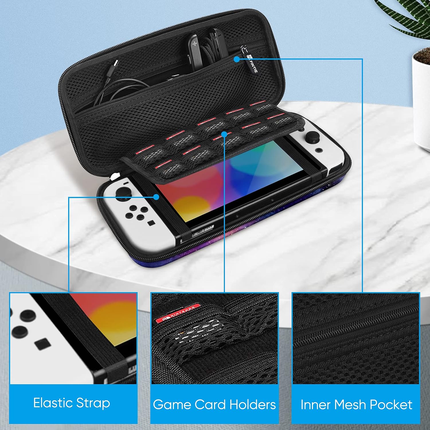 Detalle de FINTIE Tragetasche für Nintendo Switch (OLED)