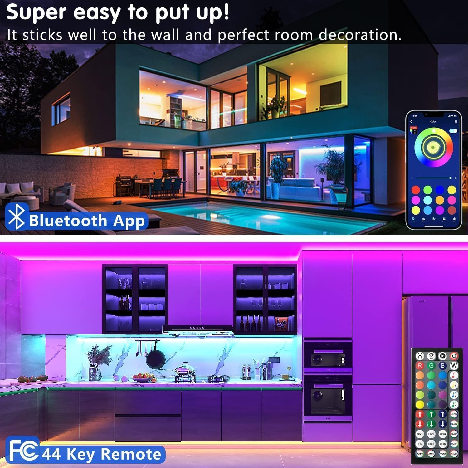 Thumbnail 3 de Keepsmile 30M LED Strip Lights 30m with Music Sync