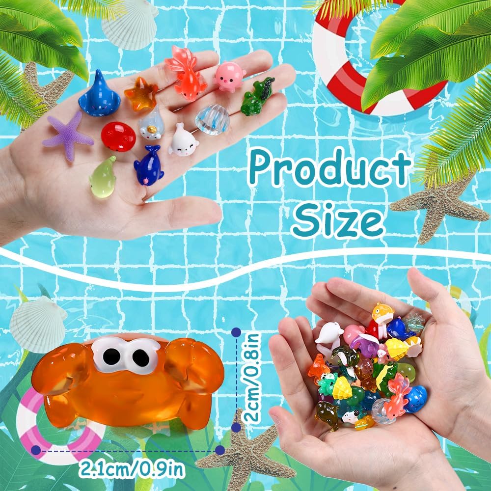 Thumbnail 1 de DIYDEC Ocean Resin Animals Set 36pcs