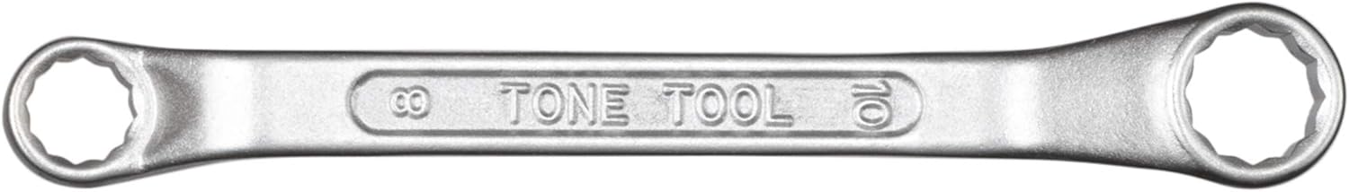 Detalle de トネ(TONE) HPM46-0810 ショートめがねレンチ 45°・二面幅8×10mm・12角