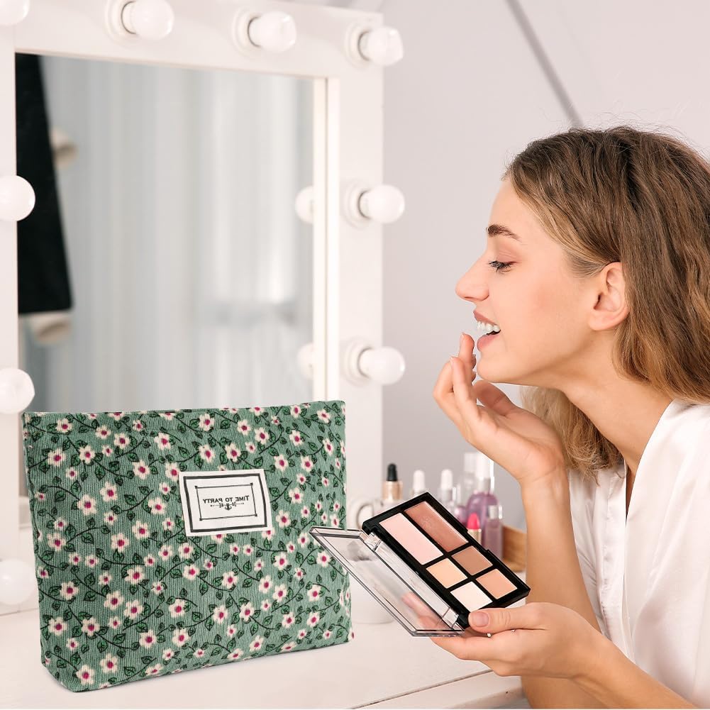 Thumbnail 7 de Aucuu Neceser Maquillaje Floral Mujer 🌺 Bolsas de Viaje Multifuncional