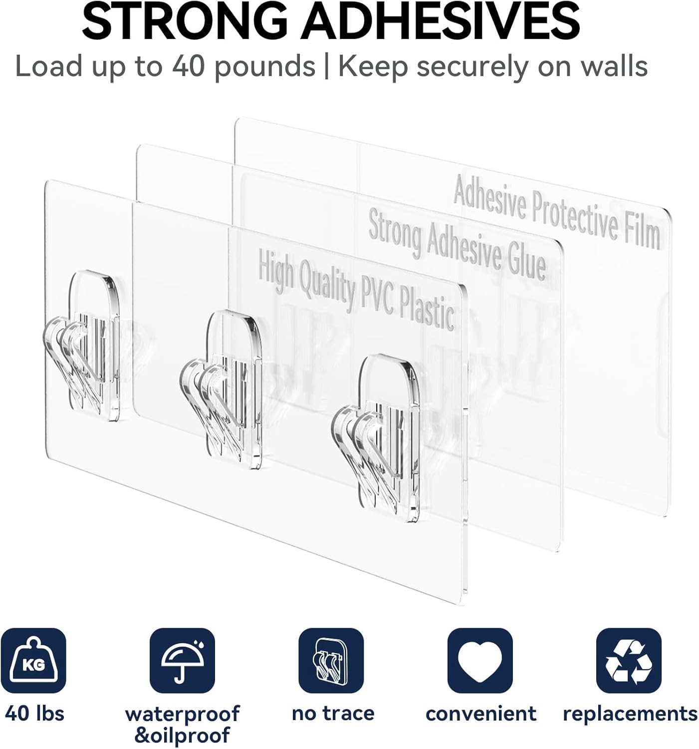 Thumbnail 5 de YASONIC Shower Caddy, XXL Rustproof Shelves