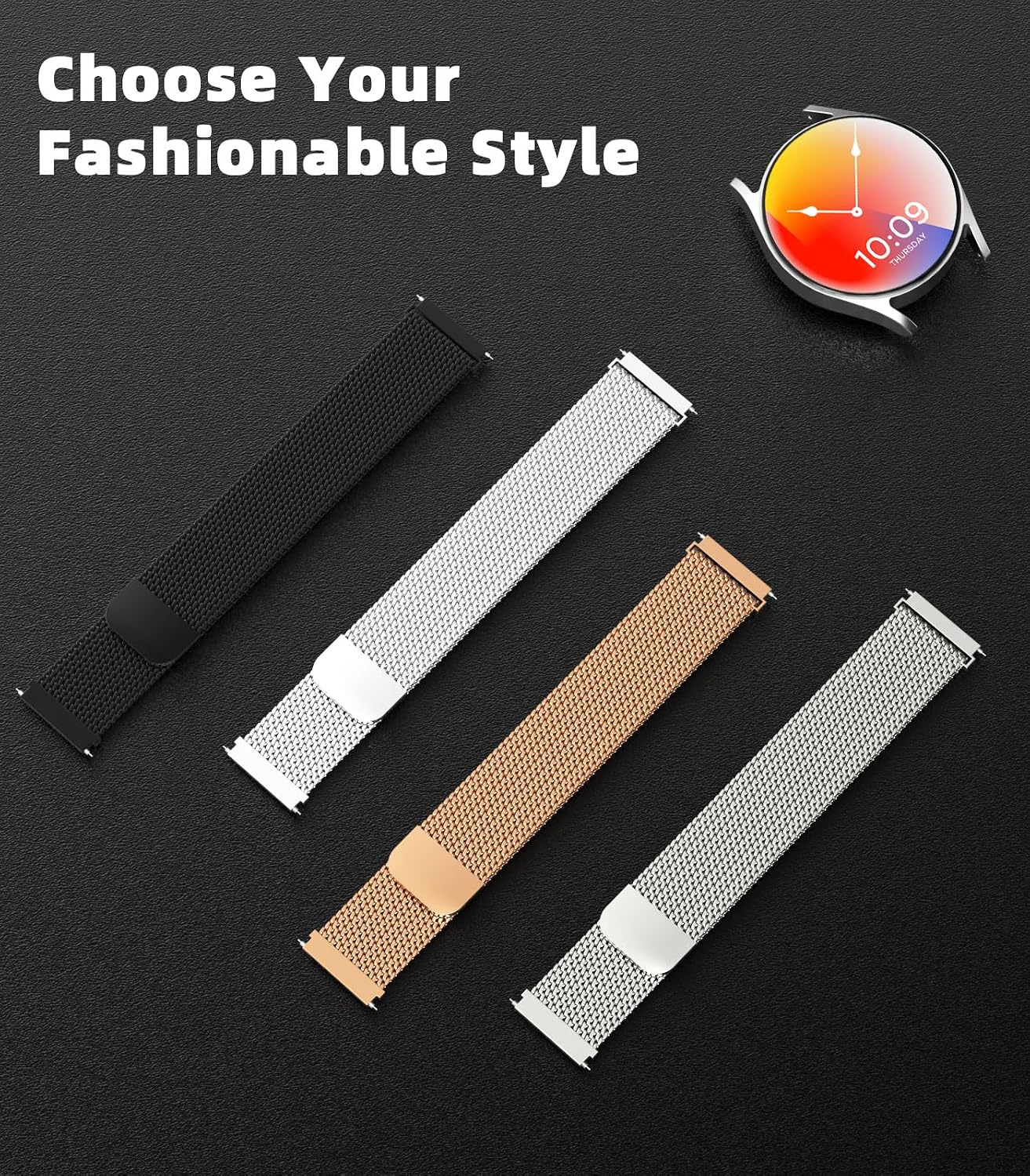 Thumbnail 4 de Astorgos Milanese Loop Strap 20mm