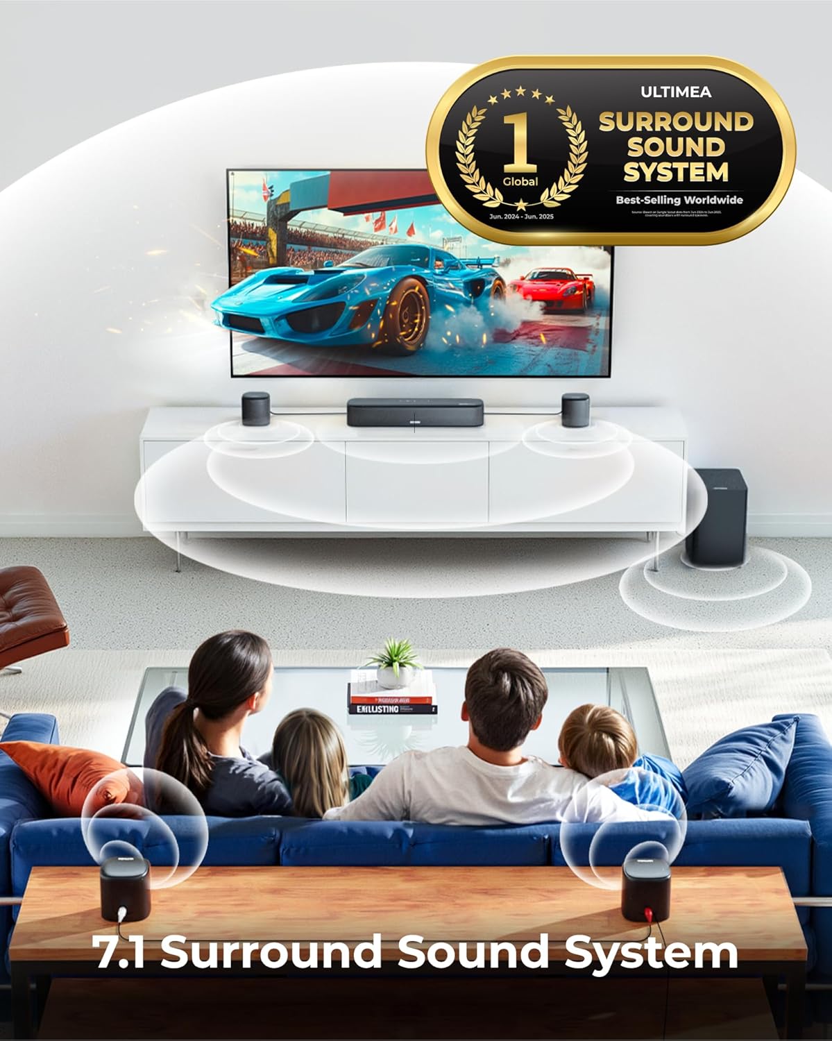 Detalle 2 de ULTIMEA Aura A60 7.1ch soundbar with Dolby Atmos