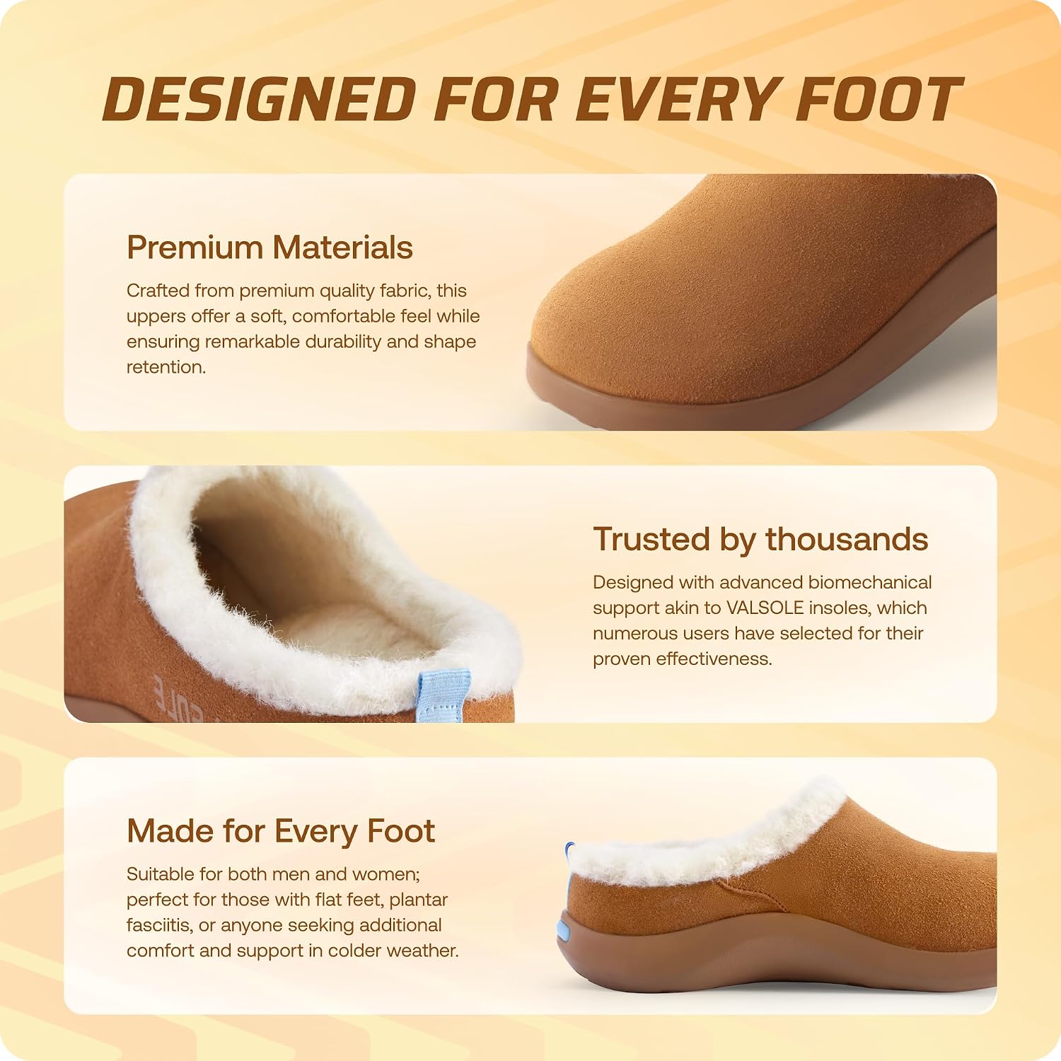 Detalle 2 de VALSOLE Orthopedic Slippers 220+ Lbs