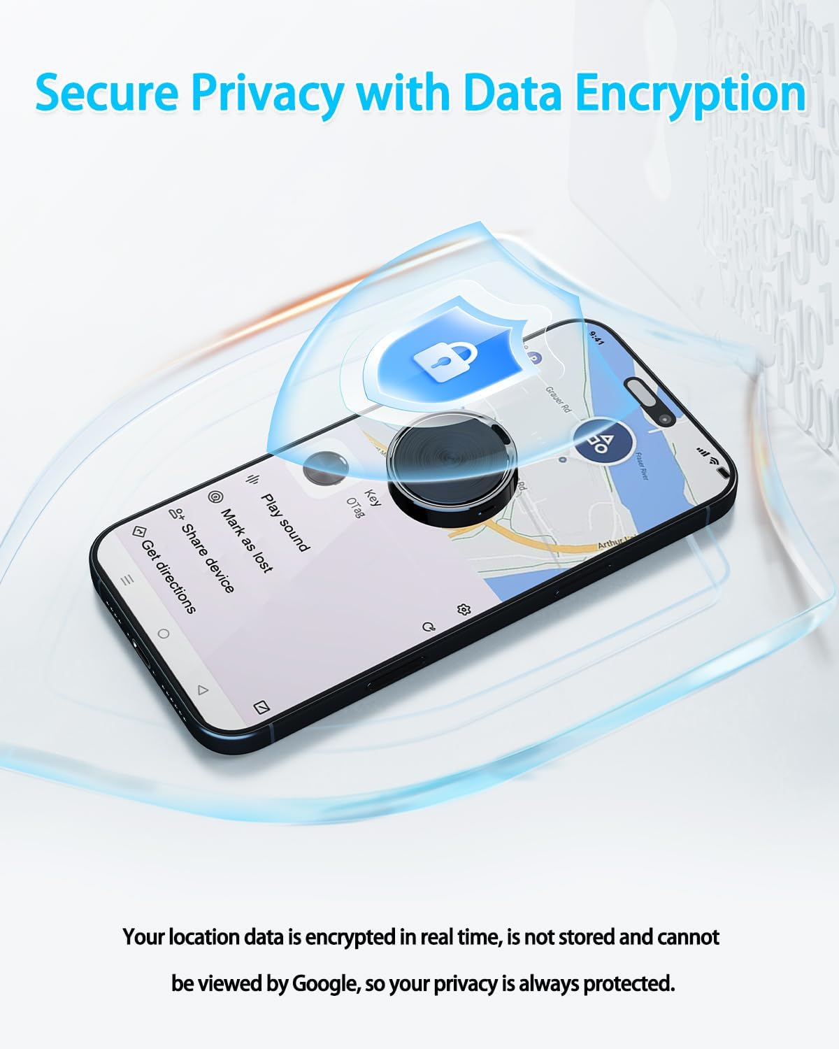 Detalle de Android Tracker Tags 2 Pack: Key Finder and Item Locator for Android (Google Find Hub)
