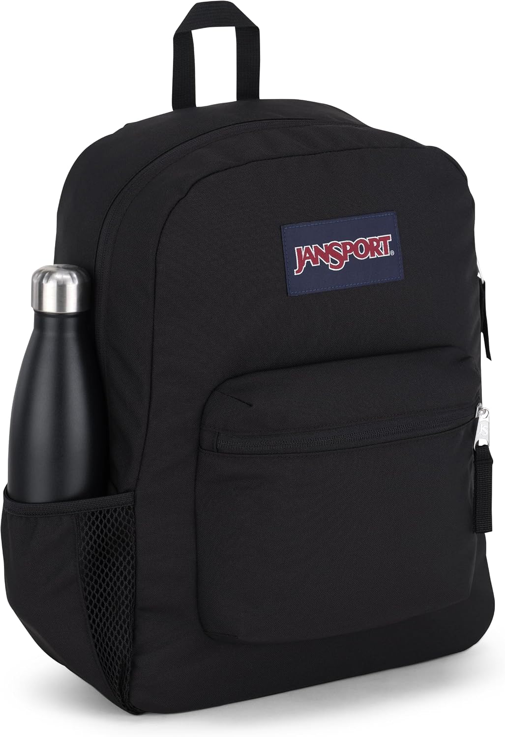Detalle de JanSport 26L Cross Town Backpack – 12 inch Classic Daypack, Black
