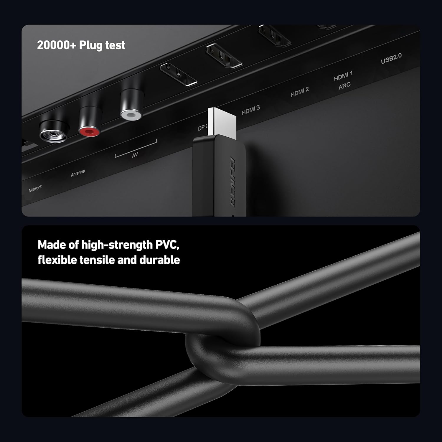 Thumbnail 6 de BENFEI Cavo HDMI 8K 1,8 m 2 pezzi