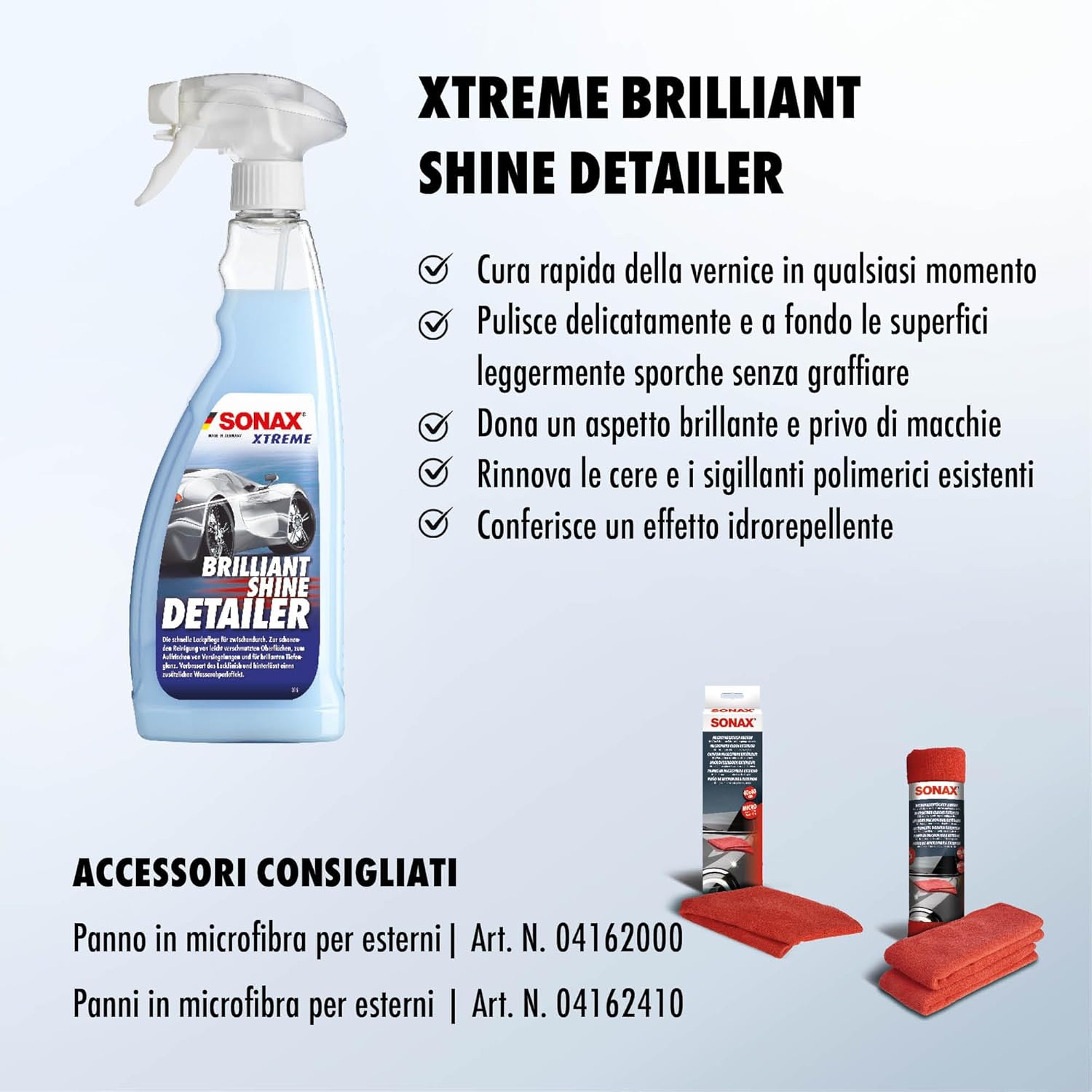 Thumbnail 3 de SONAX XTREME BrilliantShine Detailer (750 ml) – cura rapida della vernice, lucentezza profonda e effetto idrorepellente