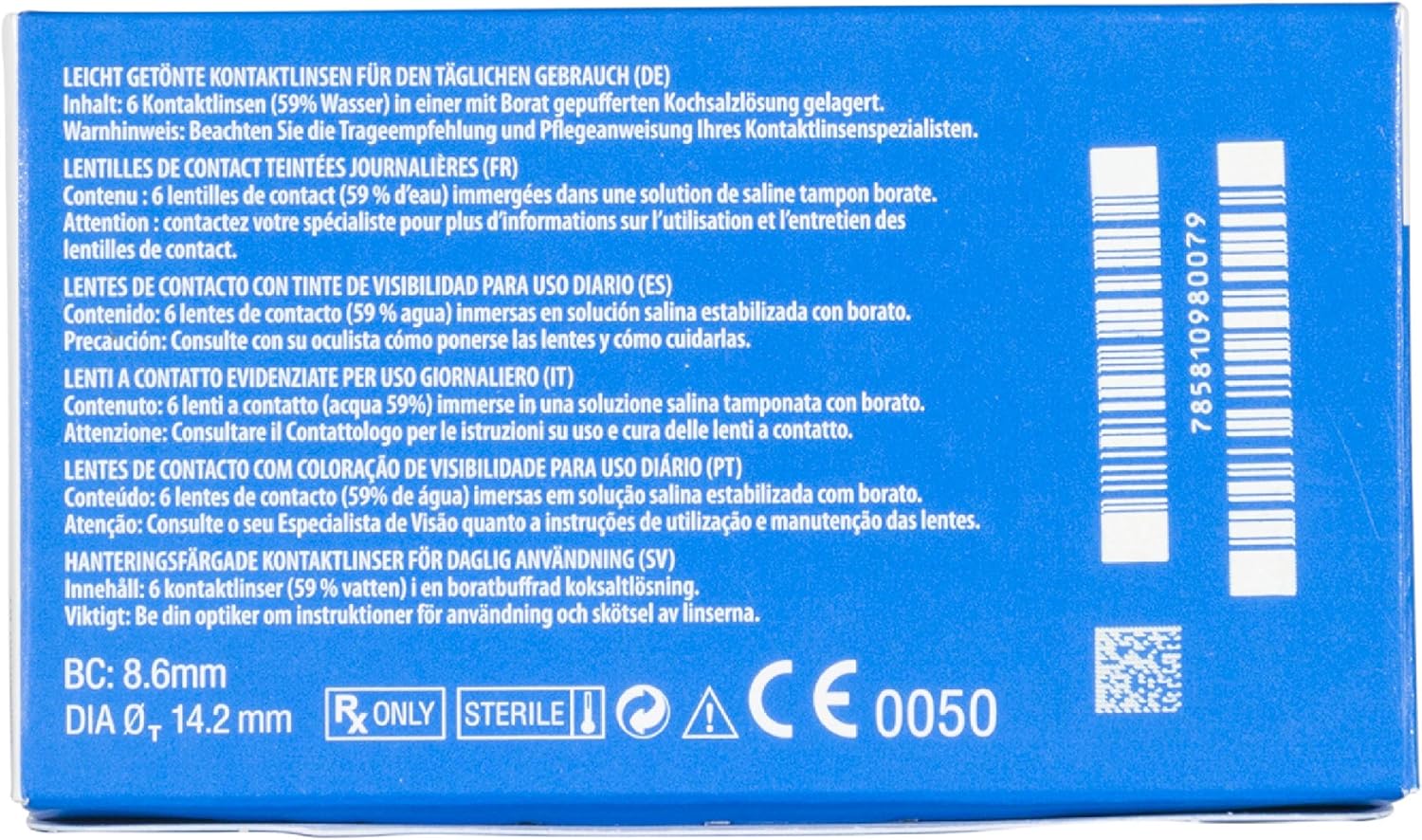 Detalle 2 de SofLens 59 Bausch + Lomb Lentillas Mensuales 😎