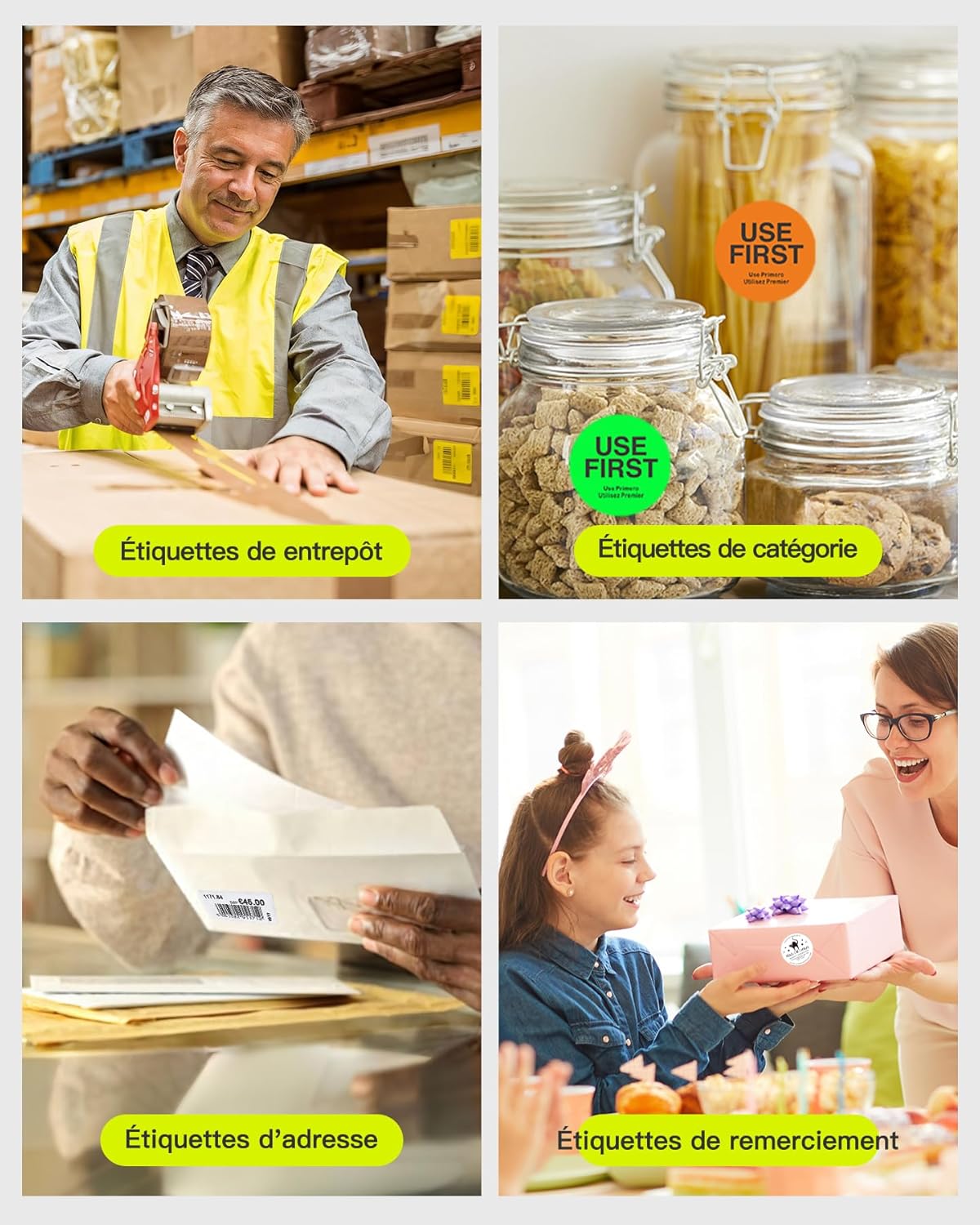 Thumbnail 6 de Inateck imprimante d’étiquettes thermiques mobiles sans fil 4 x 6 pour colis d’expédition (noir)