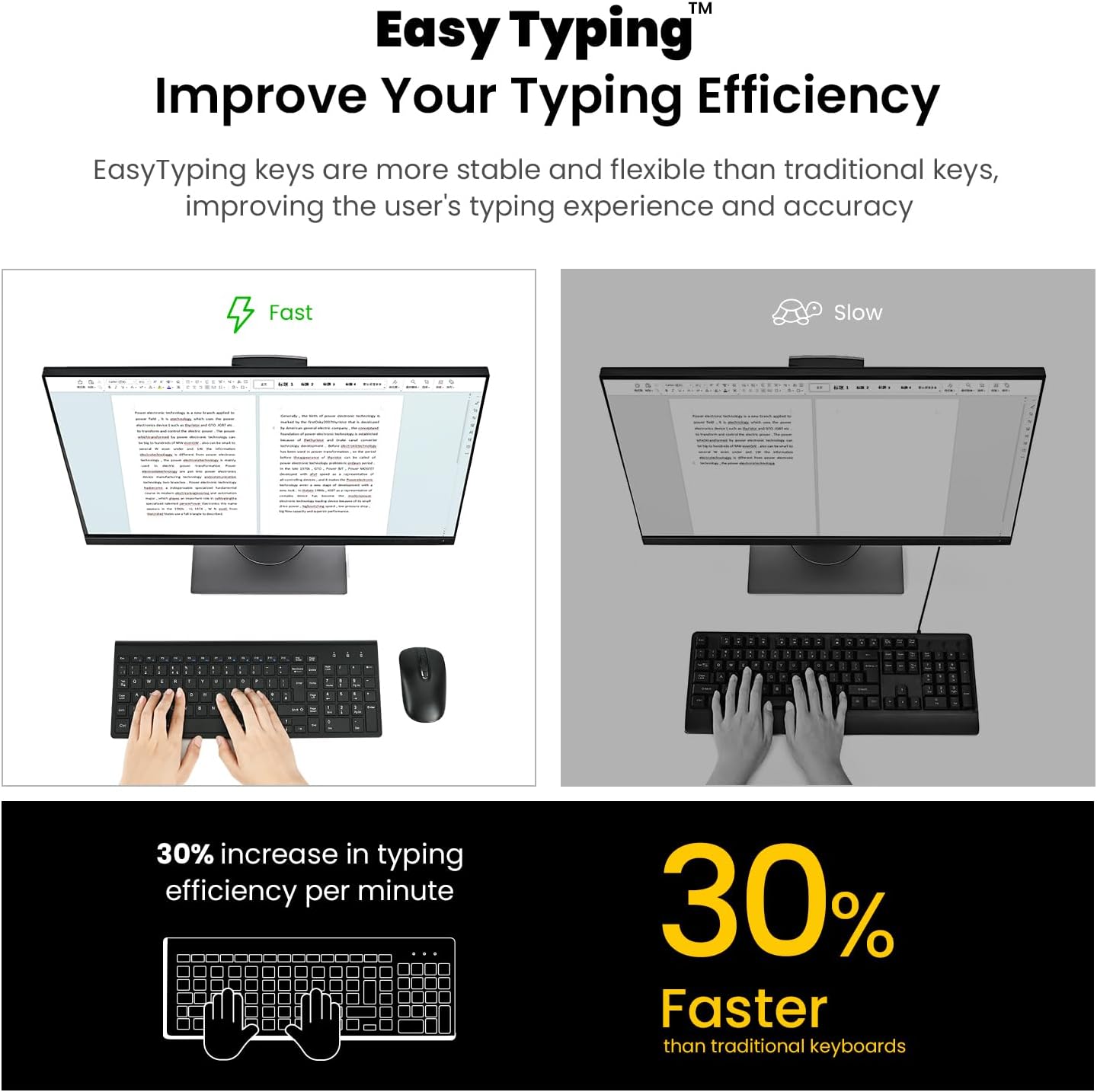 Detalle 2 de cimetech Wireless Keyboard Mouse Combo 2.4G