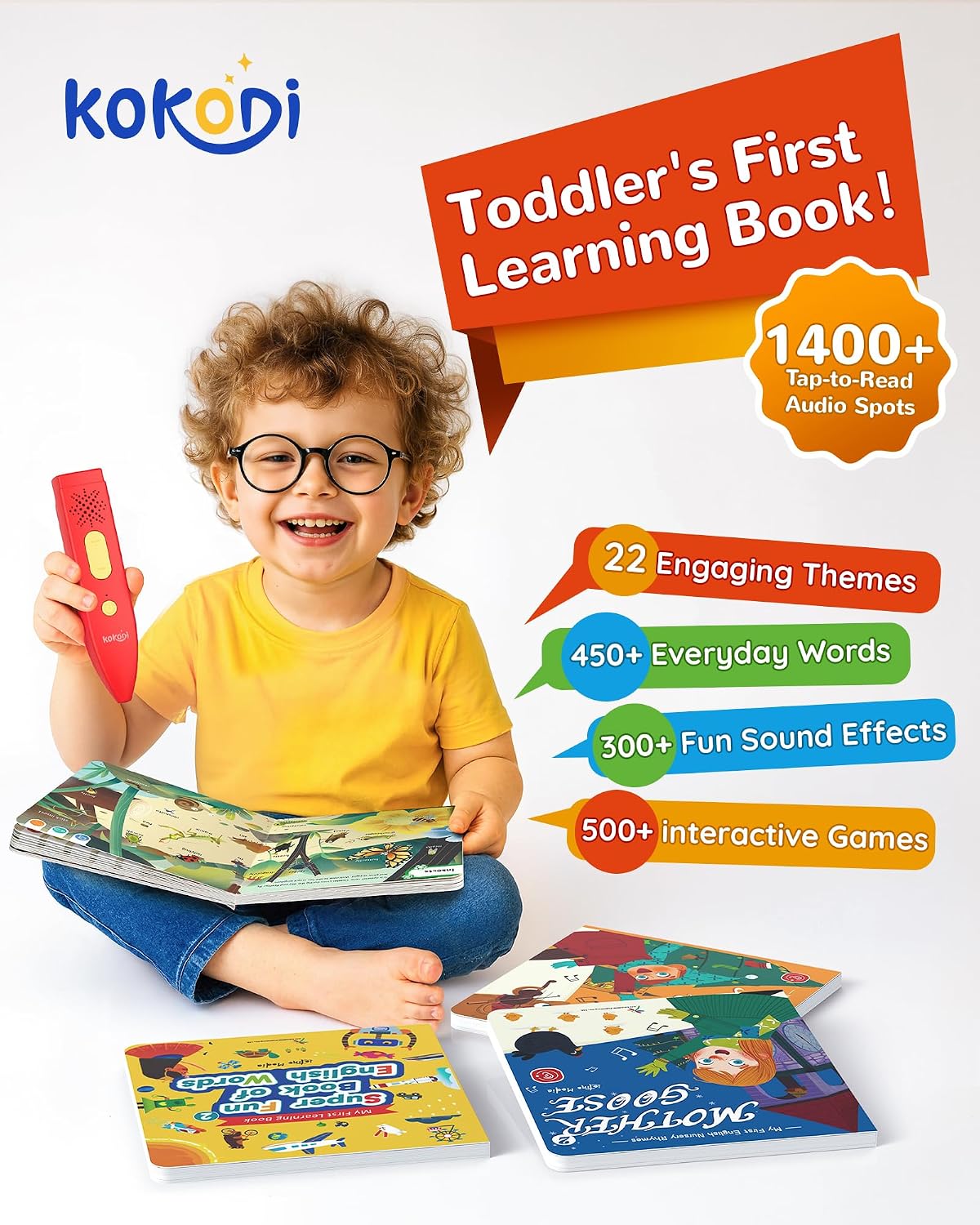 Detalle de KOKODI Talking Pen Set, 4 Books