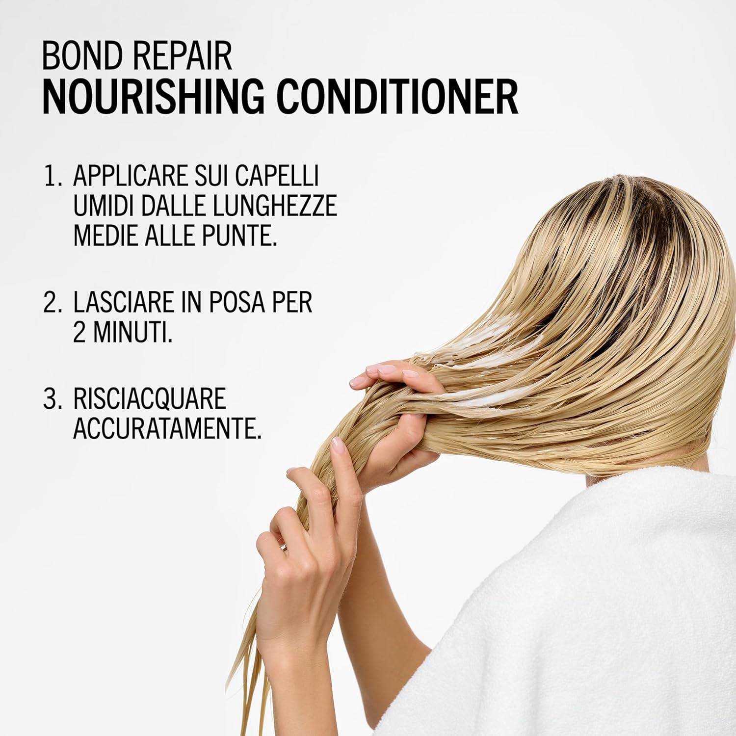 Thumbnail 5 de Schwarzkopf Professional BLONDME Bond Repair Nourishing Conditioner – Balsamo Nutriente Riparatore, Olio di Mandorla e Tè Bianco, 250 ml