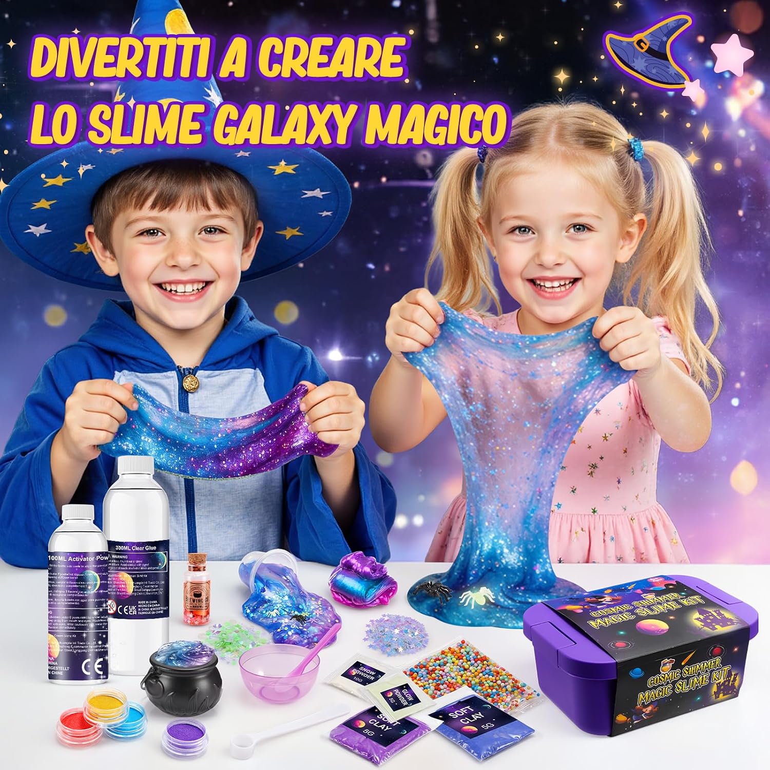 Thumbnail 4 de Hapikids Slime Kit Lavoretti Creativi 77 pezzi