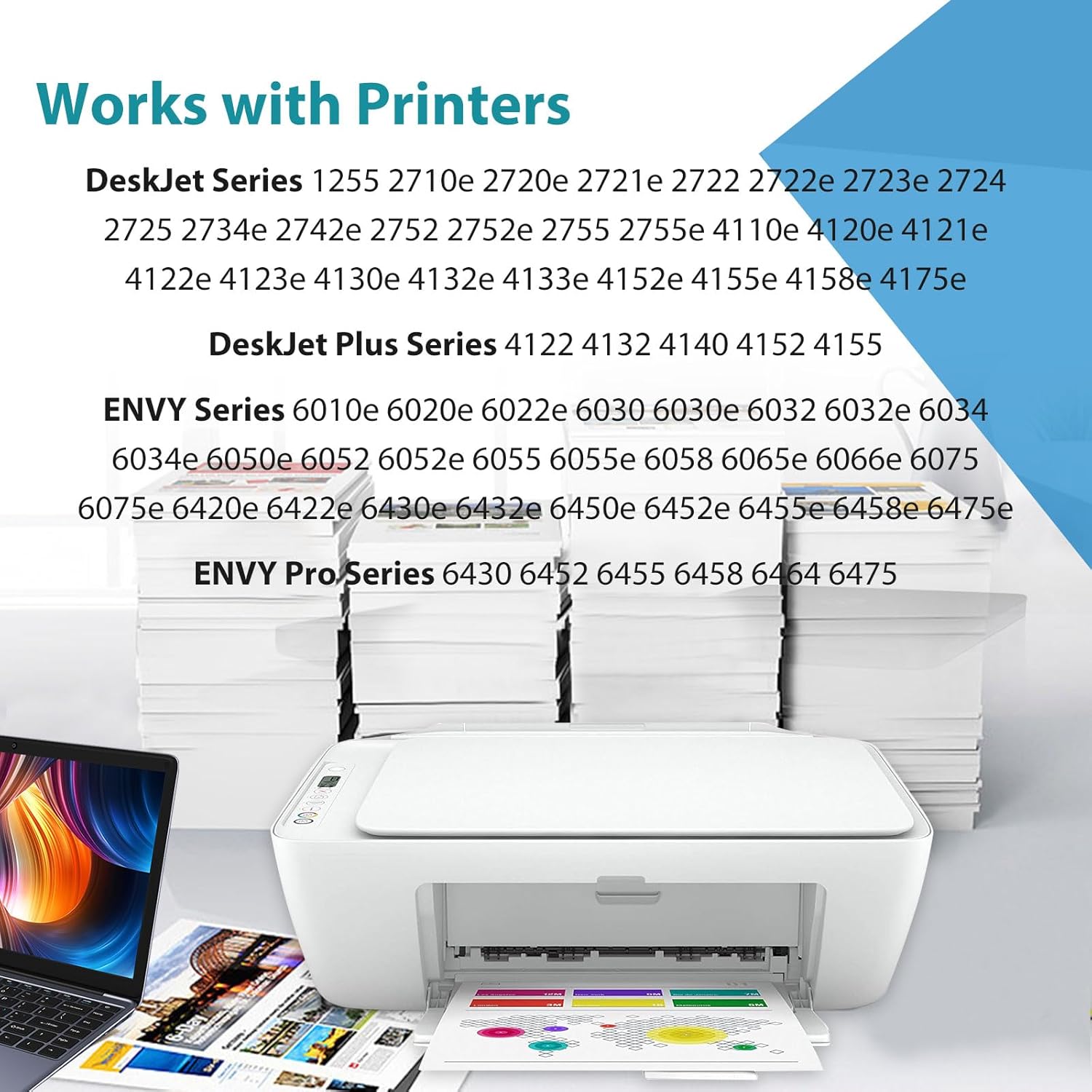 Detalle 2 de Relcolor 67XL Black Color Ink Cartridge Combo