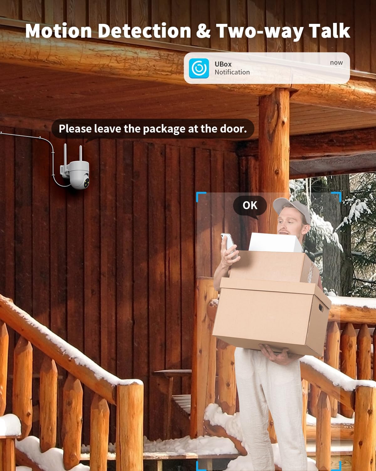 Thumbnail 5 de NUASI 4G LTE Outdoor Security Camera with 2K PTZ, 24/7 Recording and AI Human Detection