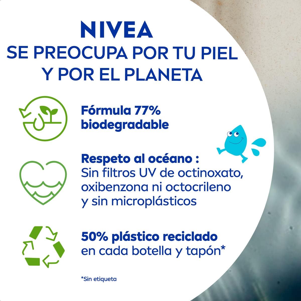 Detalle de NIVEA SUN Leche Solar Kids FP50+ Resistente al Agua