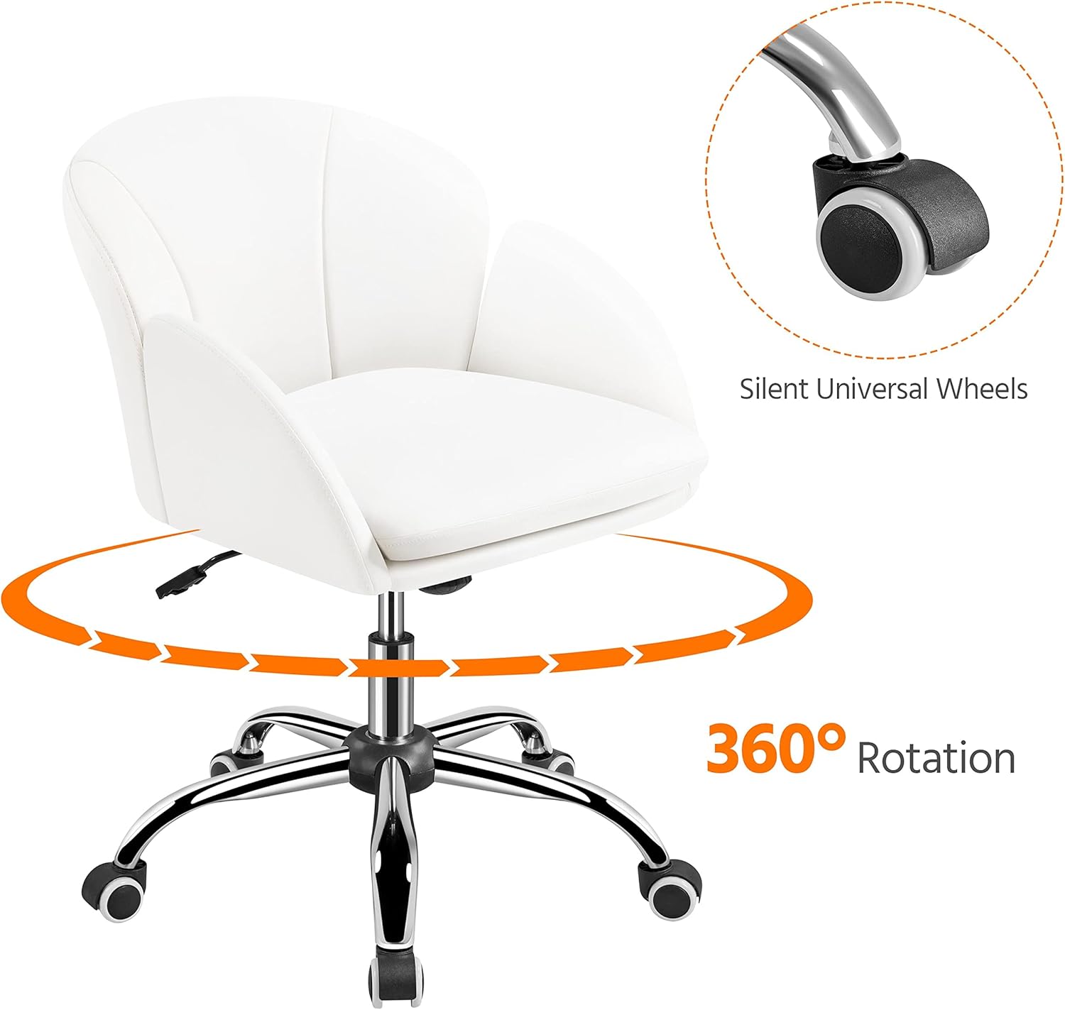 Thumbnail 6 de Yaheetech sedia ufficio 136 kg rotazione 360