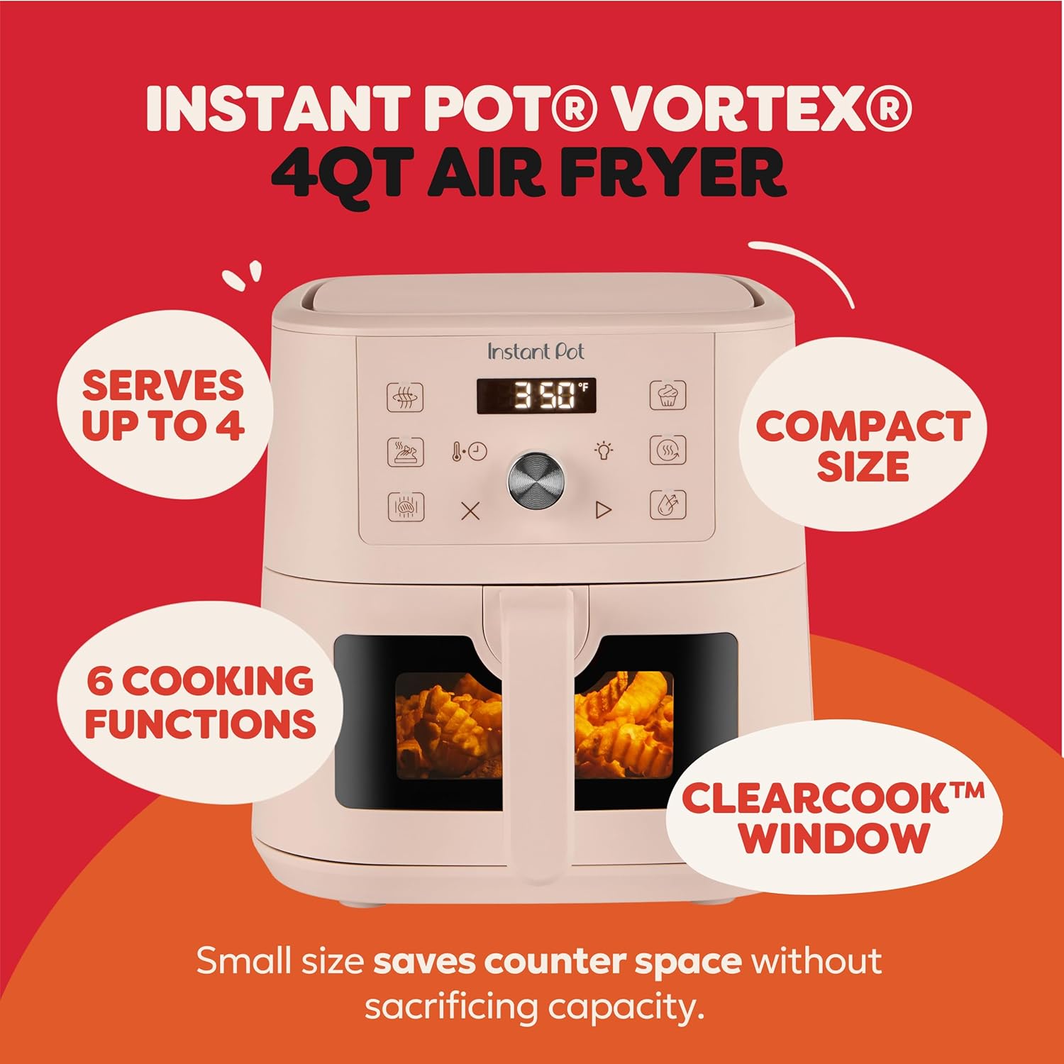 Detalle 2 de Instant Pot VORTEX 4Qt Mini Air Fryer